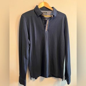 Massimo dutti long sleeve button up crew sweater